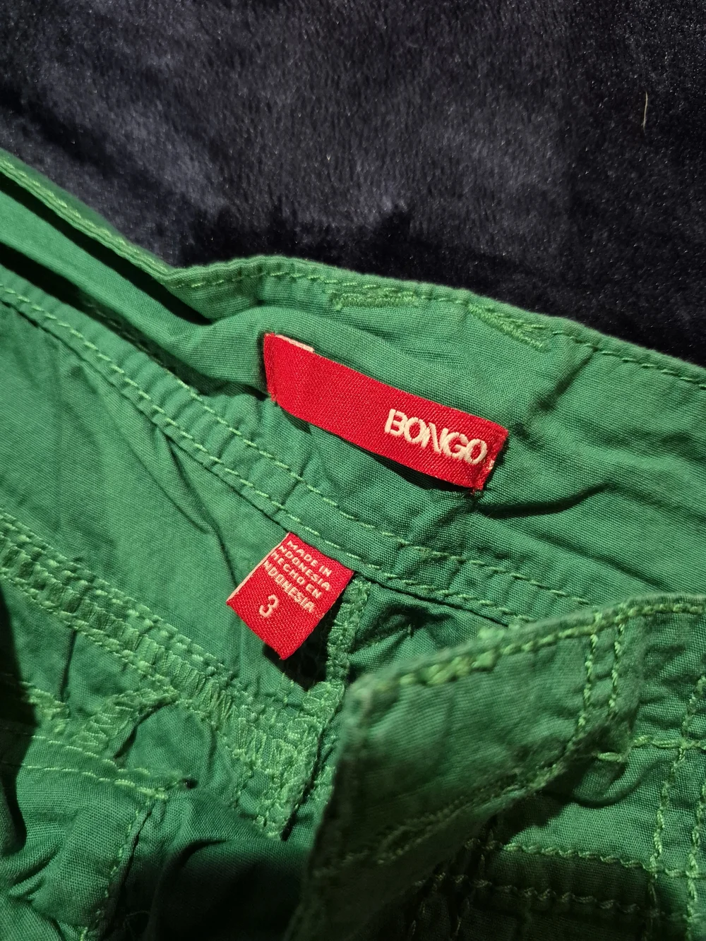 BONGO Green Women's Flat-Front Shorts